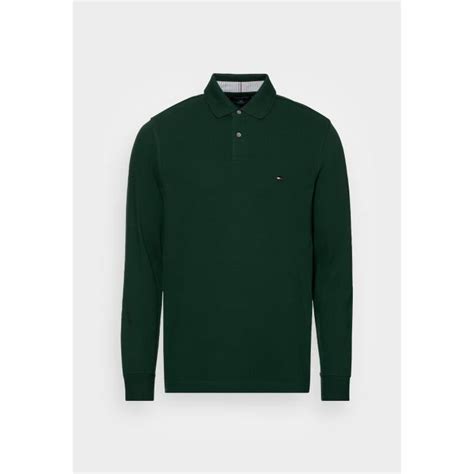 POLO TOMMY HILFIGER MANCHES LONGUES HOMMES Vert Cdiscount Prêt à Porter