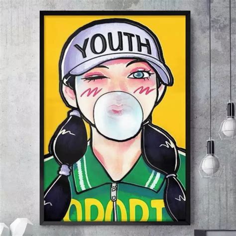 Quadro Decorativo Pop Art Garota Esportista 24x34cm Elo7