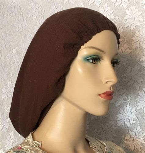 Gauze Cotton Snood Head Covering For Women Hair Loss And Prayer Hair