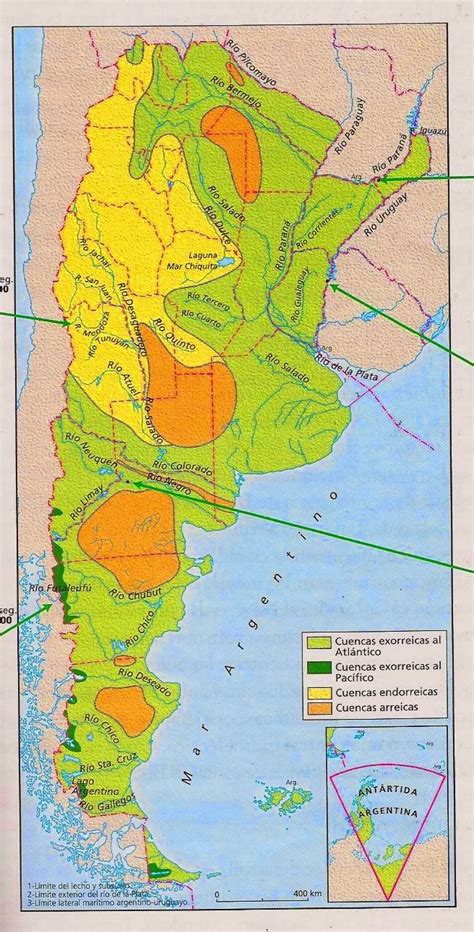 Geografía De Argentina Aguas Continentales De La Argentina