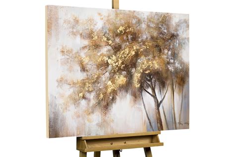 Acrylic Painting Tree Autumn Tones KunstLoft