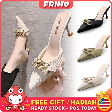 Ready Stockfrimo Diachain Heels Womens Highheel Kasut Wanita Sandal