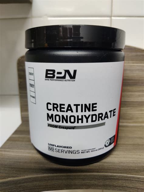 Bpn Bare Performance Nutrition Creatine Monohydrate Health And Nutrition Health Supplements