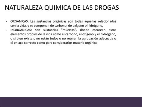 Origen Y Naturaleza Quimica De Las Drogas Ppt