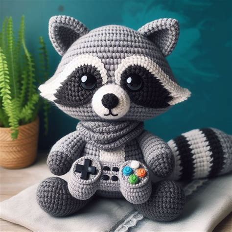 Crochet Raccoon Game Amigurumi Idea And Patterns - Wool Pattern