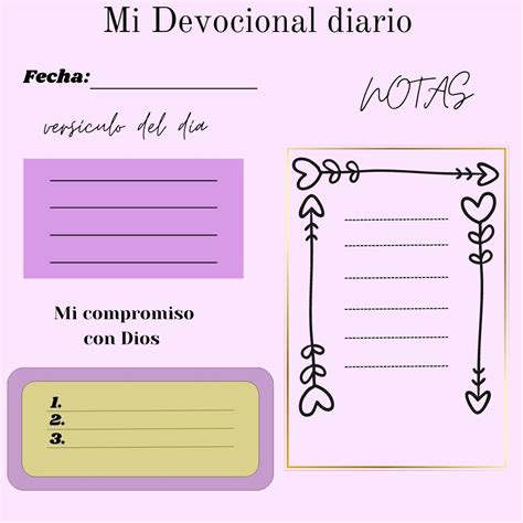 Plantilla Devocional Lecciones Objetivas De La Biblia Lecciones De