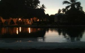 Swimming Pool At Night Driftwood Beach Lodge