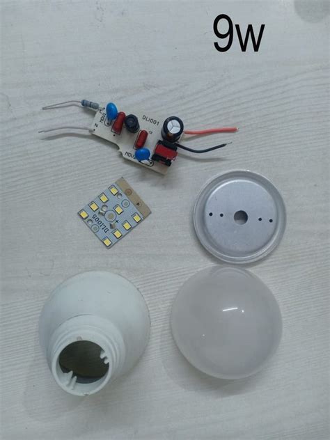 Cool Daylight Plastic W Led Bulb Raw Material Kit Led Bulb Quality