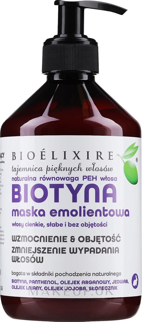 Bioelixire Biotyna Mask Biotin Hair Mask Makeup Uk