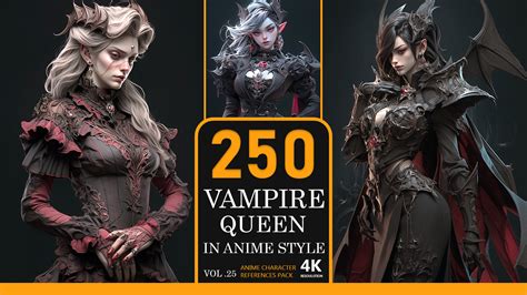 ArtStation - Vampire Queen In Anime Style Vol.25-4K|Anime Character ...