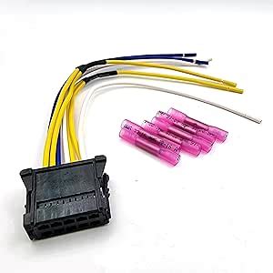 Heater Blower Fan Resistor Plug Replacement Wiring Harness Loom For