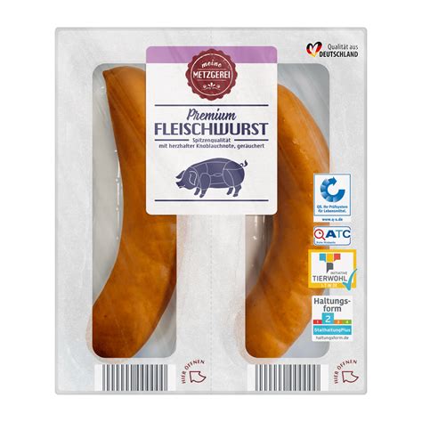 Meine Metzgerei Premium Fleischwurst G Nstig Bei Aldi Nord