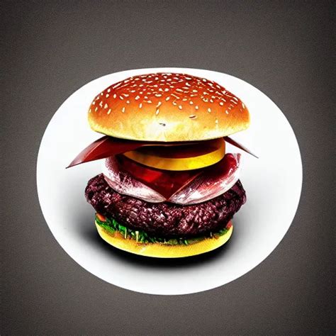 A Hybrid Hamburger That S Mostly Crystal Digital Art Stable