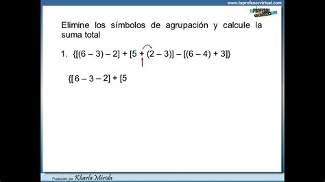 N Meros Enteros Eliminar S Mbolos De Agrupaci N Ejercicio Youtube