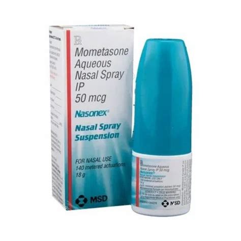 Mcg Mometasone Aqueous Nasonex Nasal Spray Suspension For Personal