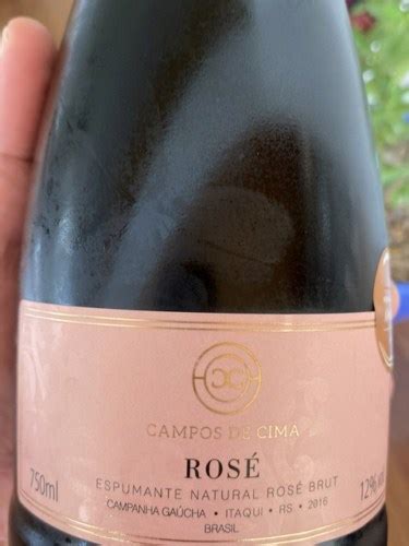 Vin Cola Campos De Cima Espumante Natural Ros Brut Vivino Brasil