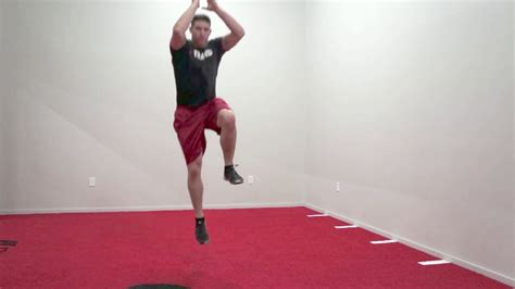 Single Leg Snapdown To Vertical Hop Youtube