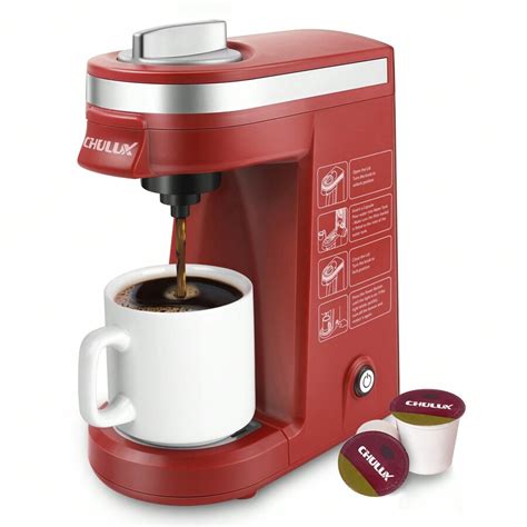 Chulux Single Serve Coffee Maker Machine Compatible With Capsules Tea