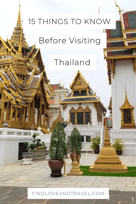 15 Things You Should Know Before Visiting Thailand Visit Thailand