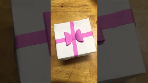 Paper Gift Box Craft By Ami Paper Craft Youtube