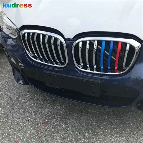 Cubierta De Rejilla Delantera Cromada Para BMW X3 X 3 Protector De