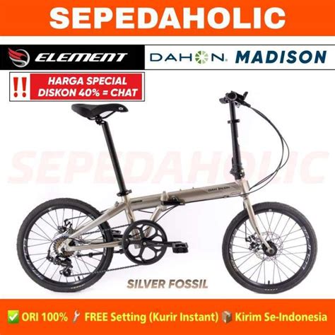 Jual Sepeda Lipat Dahon Ion Madison 20 Inch New 2022 Folding Bike Alloy