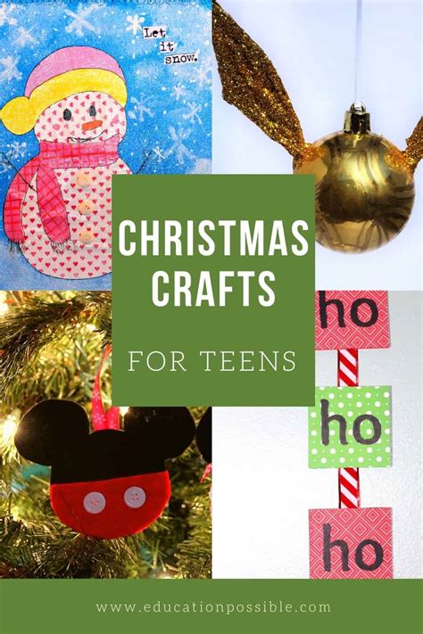 Christmas Crafts for Teens