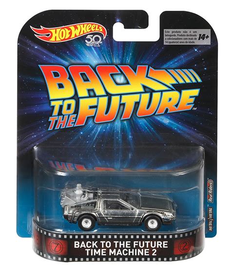 2018 Hot Wheels 50th Anniversary 1 64 Retro Entertainment Back To The Future Time Machine 2 Mr