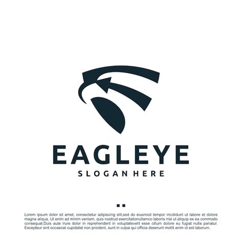 Premium Vector | Eagle eye , logo design template