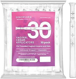 Seroflora Aplicadores De Crema Vaginal Desechables Cremas Vaginales