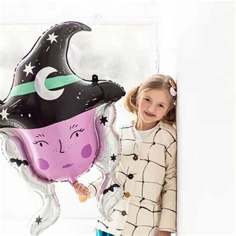 Giant Halloween Foil Balloon Witch Spooky Pa Cazaar