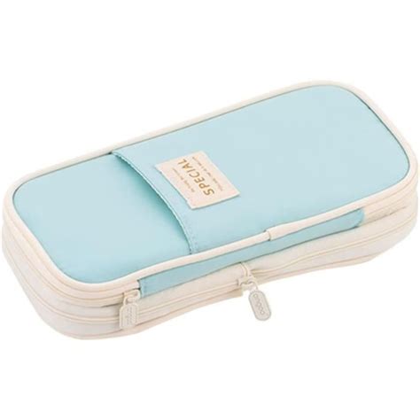 Toile Trousses Scolaire Volutif Petite Poche Crayon Case Grande