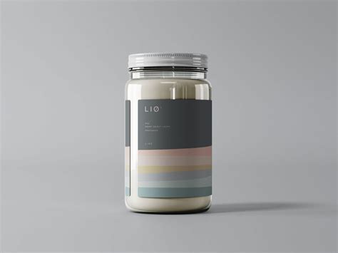 Glass Jar With Label Free Mockup Free Mockup World