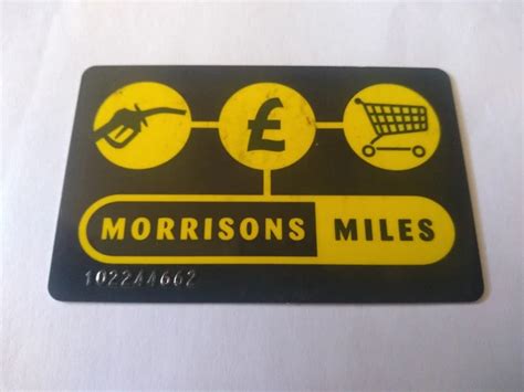 Morrisons Miles Collectable Petrol Points Supermarket Loyalty Card