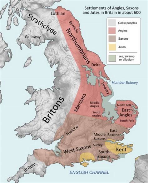 アングロサクソン七王国時代：王国の興亡（7世紀、8世紀、9世紀） │ イギリスの歴史と時代背景