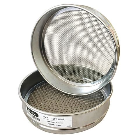 KimLab Economy Test Sieve 14 1 4mm Mesh Size 304 Stainless Steel Wire