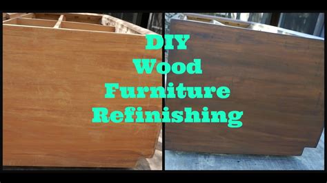 How To Refinish Wood Furniture Youtube