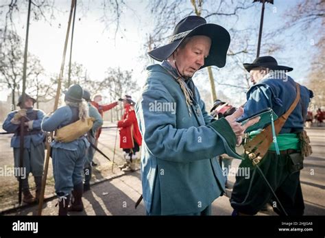 London Uk Th Jan King Charles I Execution Parade Re