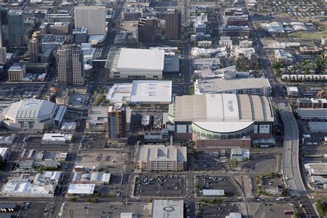 Aerial View Of Chase Field And Talking Stick Resort Arena Flickr