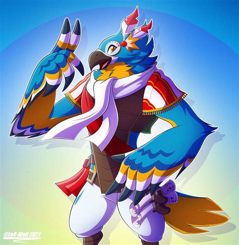 Kass The Rito By Le0 Wolf On Deviantart