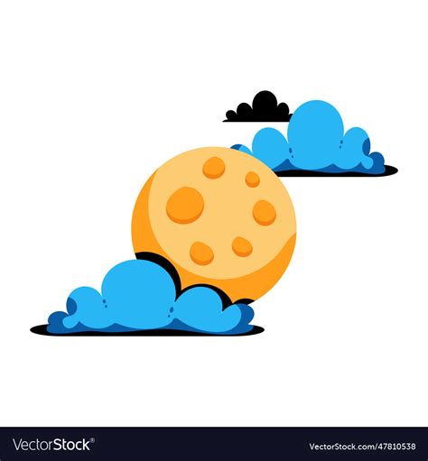 Sunny Weather Royalty Free Vector Image Vectorstock