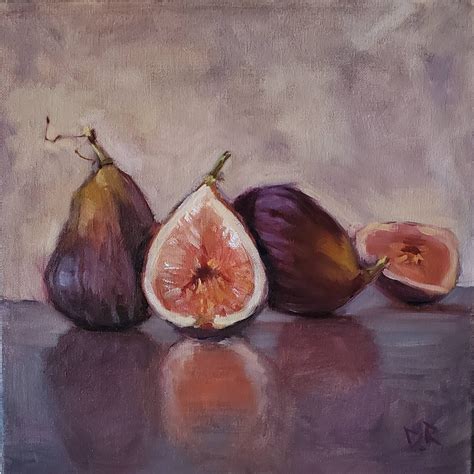 Figs Painting Fresh Figs Figs Original Oil Painting Figs Etsy