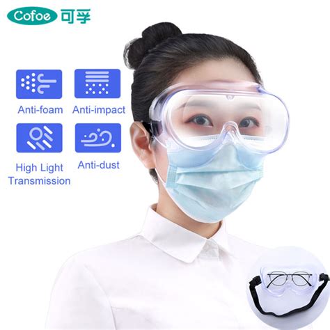 Cofoe 2pcs Protective Goggles Anti Splash Safety Isolation Glasses