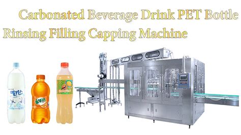 Hy Carbonated Beverage Drink Pet Bottle Rinsing Filling Capping