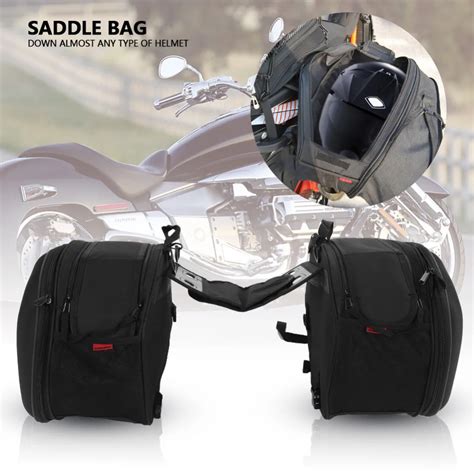 One Pair Motorcycle Saddle Bag Waterproof Motorcycle Side Helmet Riding