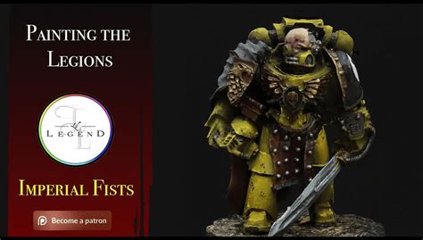 How To Paint Horus Heresy Imperial Fists Legion Tutorial