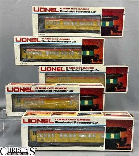 5pcs Lionel Chessie Steam Special Passenger Car Set In Boxes Combo Car