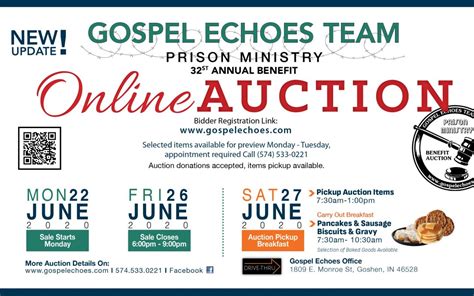 Blog Gospel Echoes Team Prison Ministry