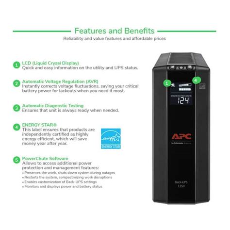 Apc Back Ups Pro 1500va Tower 10 Outlet Battery Backup Save 35