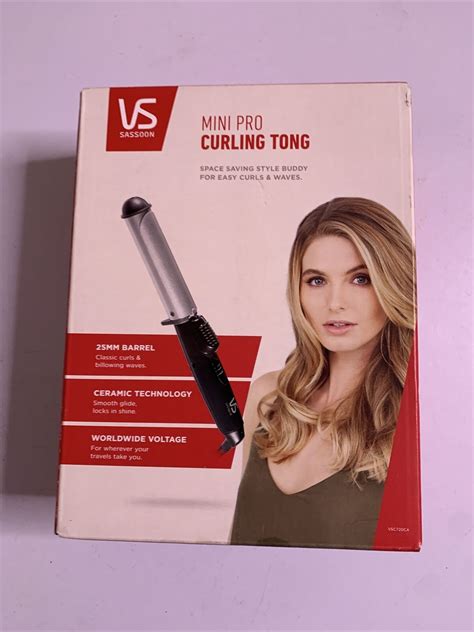 Vidal Sassoon Vs Curling Tong Mini Pro Travel Worldwide New Retro Unit